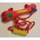 Preťahovacie hračky pre psov Kosť z tvrdej gumy so šnúrou