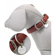 Kožené, koženkové obojky Obojok kožený Mylord hnedý