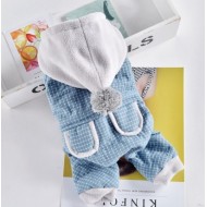 Novinky 2023 Látkový overal modrý