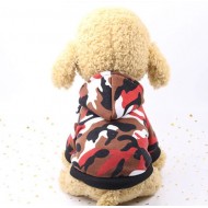 Novinky 2023 Mikina maskáčová červená