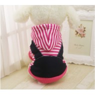 Novinky 2023 Mikina pásiková ružová