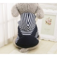 Novinky 2023 Mikina pásiková čierna