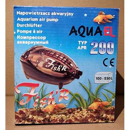 Vzduchové kompresory AquaEl Oxy Boost APR200 vzduchovací motor