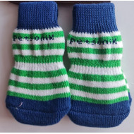 Oblečenie pre psov Ponožky modro-zelené M