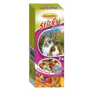 Maškrty pre hlodavce Avicentra Tyčinky pre hlodavce vitamín +med 2ks