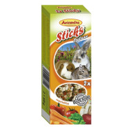 Maškrty pre hlodavce Avicentra Tyčinky pre hlodavce zeleninové 2ks