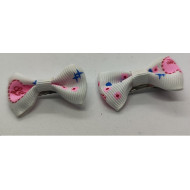 Oblečenie pre psov Sponka mašlička 3,5cm-2ks motív 28