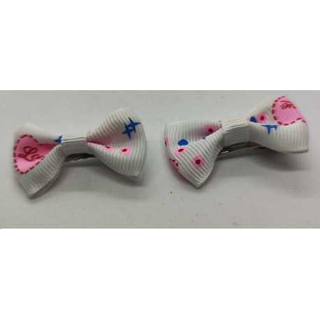 Oblečenie pre psov Sponka mašlička 3,5cm-2ks motív 28