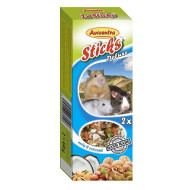 Maškrty pre hlodavce Tyčinky Deluxe pre malé hlodavce - orech a kokos 2ks