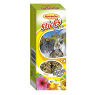 Maškrty pre hlodavce Tyčinky Deluxe pre veľké hlodavce - bylinky 2ks