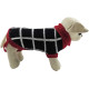 Oblečenie pre psov Sveter čierny károvaný