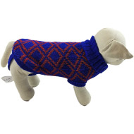 Oblečenie pre psov Sveter modrý Oliver