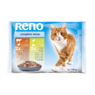 Krmivo pre mačky Reno kapsička pre mačky 4x100g