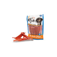 Sušené mäso pre psa KIDDOG kačací prúžok, mäkké mäsko 250 g